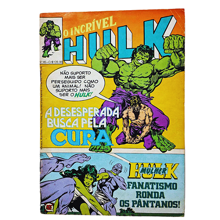 O INCRÍVEL HULK nº 46 - Editora RGE