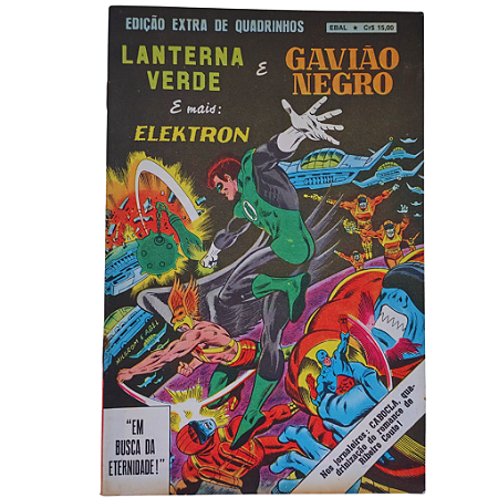 LANTERNA VERDE/GAVIÃO NEGRO/ELEKTRON - Editora EBAL