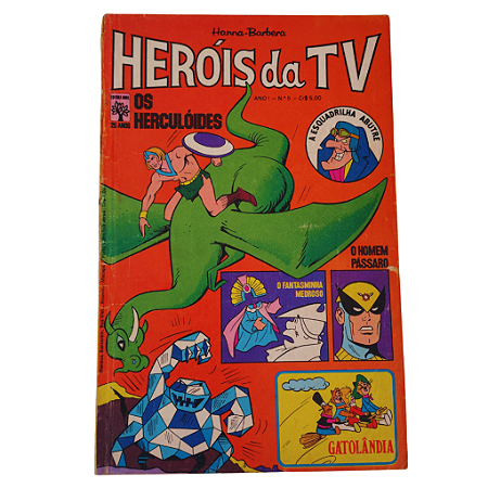 HERÓIS DA TV nº 05 - 1ª Edição - Hanna Barbera