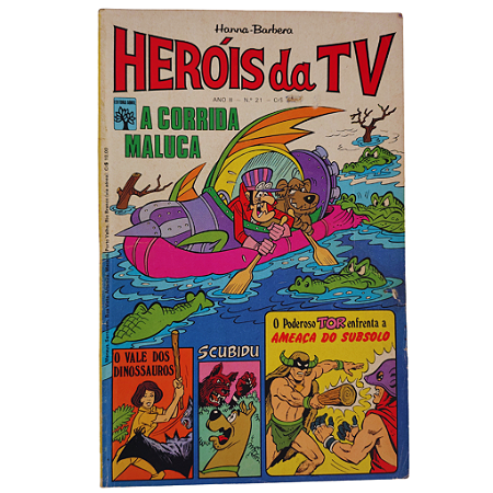 HERÓIS DA TV nº 21 - 1ª Edição - Hanna Barbera