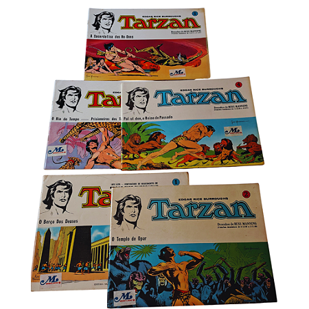 TARZAN - Coleção Russ Manning - Editora Ebal