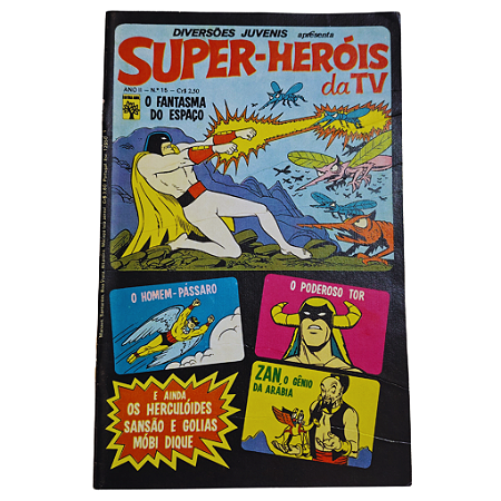 SUPER HERÓIS DA TV nº 15 - Diversões Juvenis - Editora Abril