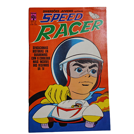 SPEED RACER nº 40 - Diversões Juvenis - Editora Abril