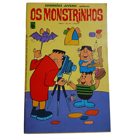 OS MONSTRINHOS nº 16 - Diversões Juvenis - Editora Abril
