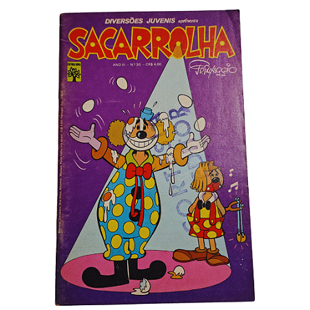SACAROLHA nº 30 - Diversões Juvenis - Editora Abril