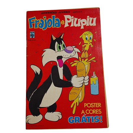 FRAJOLA E PIU-PIU nº 08 - 1ª Série - Diversões Juvenis - Editora Abril