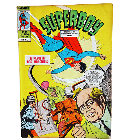 SUPERBOY nº 77 - 1a Série - Editora EBAL