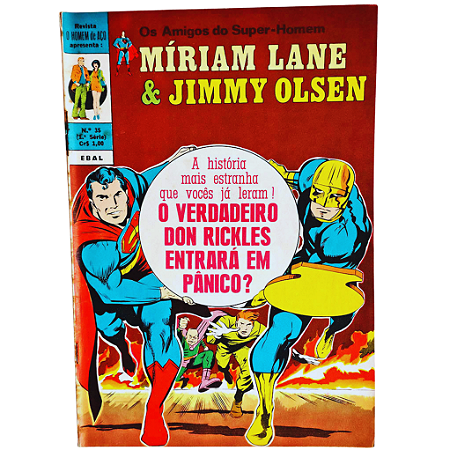 MIRIAM LANE & JIMMY OLSEN nº 35 - Editora EBAL