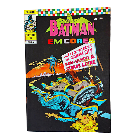 BATMAN Em Cores nº 13 - Editora EBAL