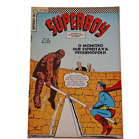 SUPERBOY nº 30 - 1a Série - Editora EBAL