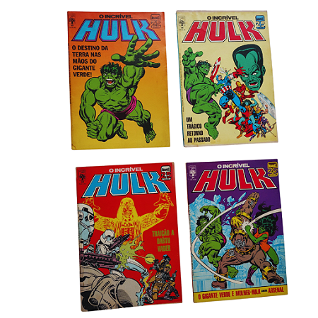 O INCRÍVEL HULK - Pack - Edições: 33 34 35 36 - Editora Abril