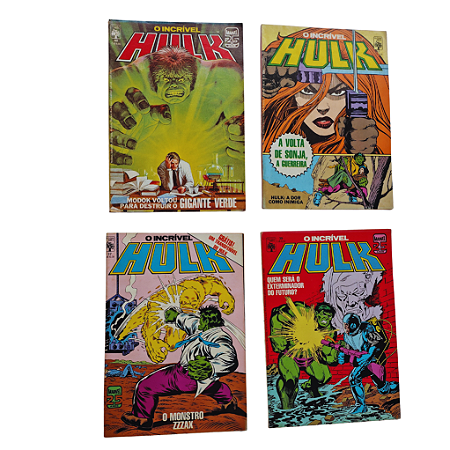 O INCRÍVEL HULK - Pack - Edições: 37 39 40 41 - Editora Abril