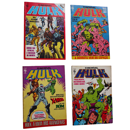 O INCRÍVEL HULK - Pack - Edições: 28 30 31 32 - Editora Abril