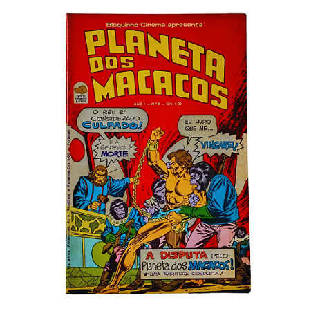 PLANETA DOS MACACOS nº 06 - Editora Bloch