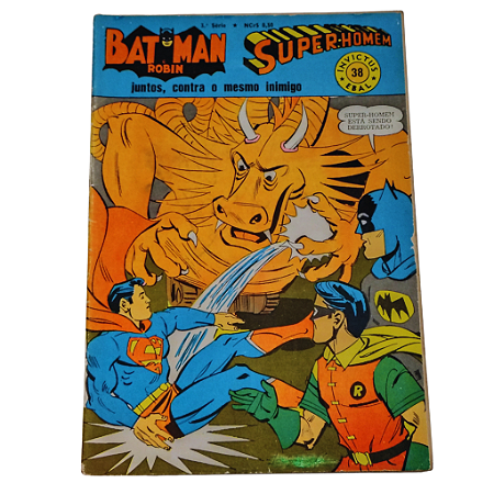 BATMAN E SUPER HOMEM nº 38 - 3ª Série - Editora EBAL