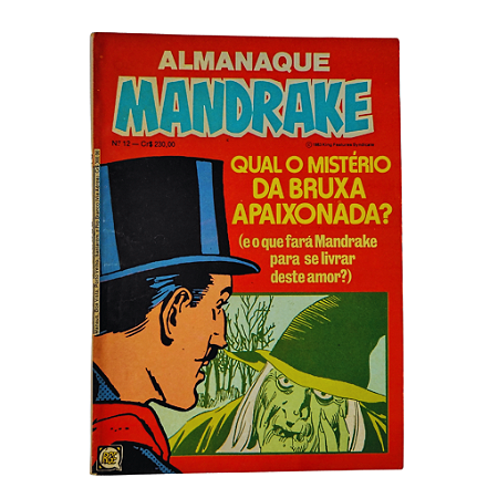 ALMANAQUE MANDRAKE nº 12 - Editora RGE