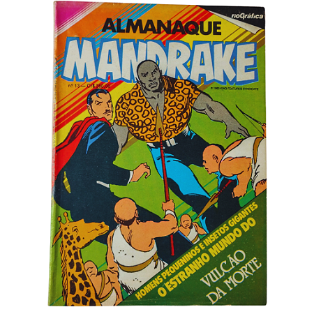 ALMANAQUE MANDRAKE nº 13 - Editora RGE