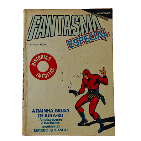 FANTASMA ESPECIAL nº 01 - EDITORA RGE