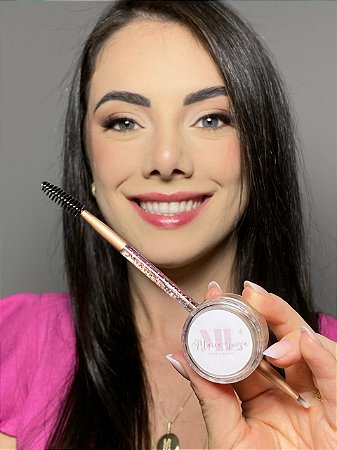 Pincel Chanfrado para Sobrancelhas