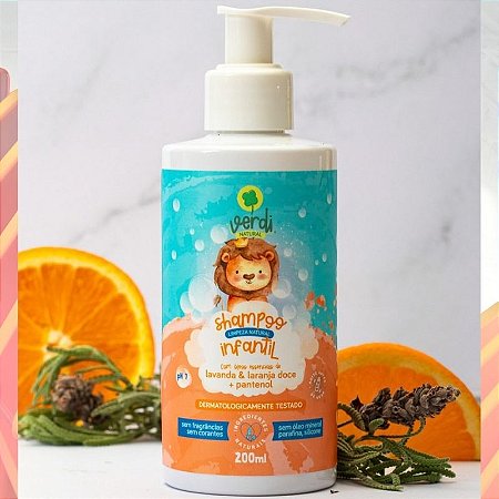 Shampoo Lavanda e Laranja Doce 200ml
