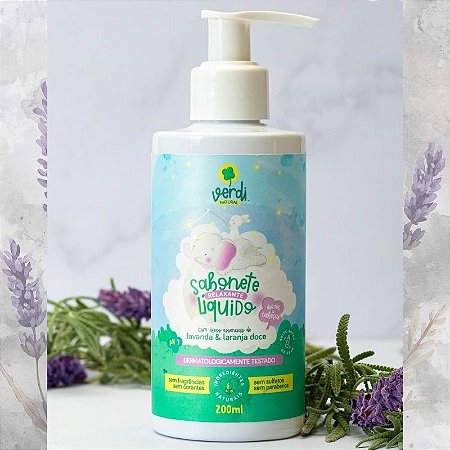 Sabonete Líquido e Shampoo Lavanda e Laranja Doce 200ml