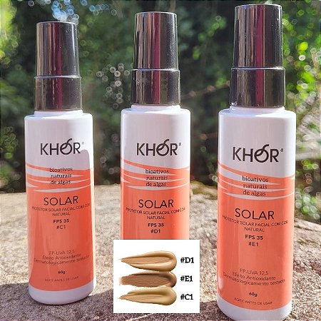 Protetor Solar Físico Com Cor FPS35 60g