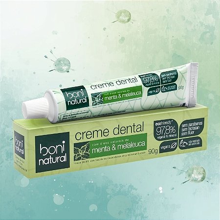 Creme Dental Menta e Melaleuca 90g