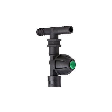 Porta Bico Intermediário em T Antigotejo para Mangueira de 1/2" e Engate Rápido (M255)