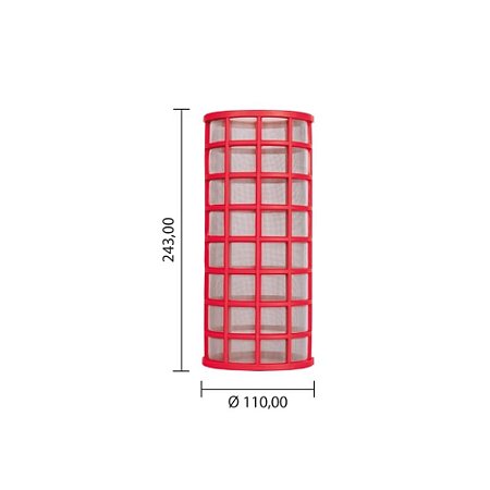 Elemento Filtrante 243 x 110 mm (M694)