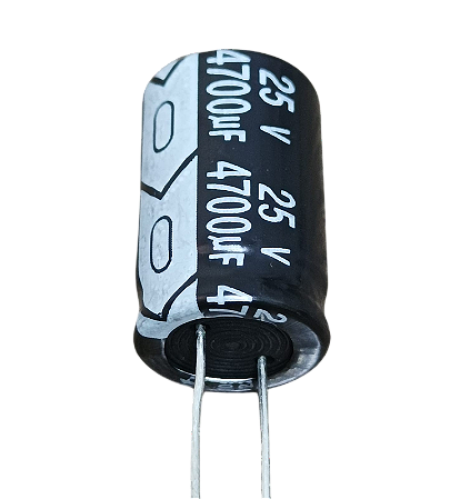Capacitor eletrolítico 4.700uF x 25V