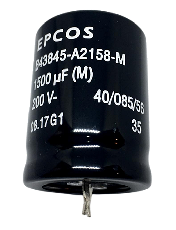 Capacitor eletrolítico 1.500uF x 200V