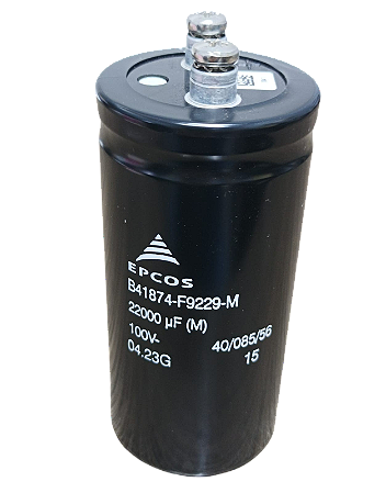 Capacitor eletrolítico 22.000uF x 100V