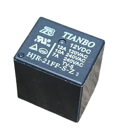 Rele 12v * 1 contato * 12A