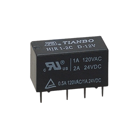 Rele 12v * 2 contatos * 1A