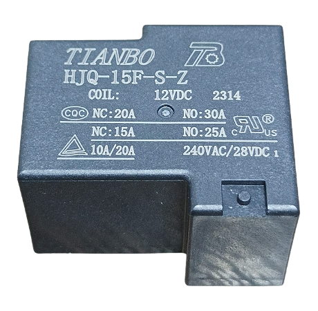 Rele 12v * 1 contato * 15 / 30A * T90