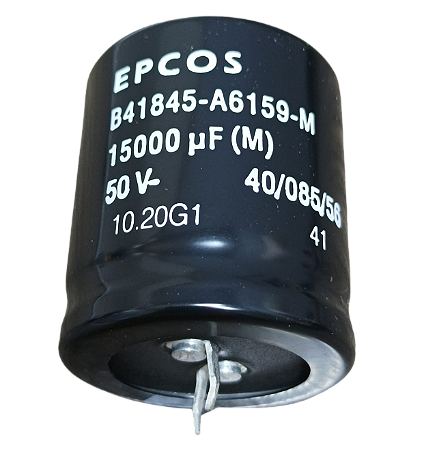 Capacitor eletrolítico 15.000uF x 50V