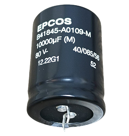 Capacitor eletrolítico 10.000uF x 80V