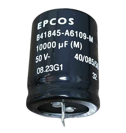 Capacitor eletrolítico 10.000uF x 50V