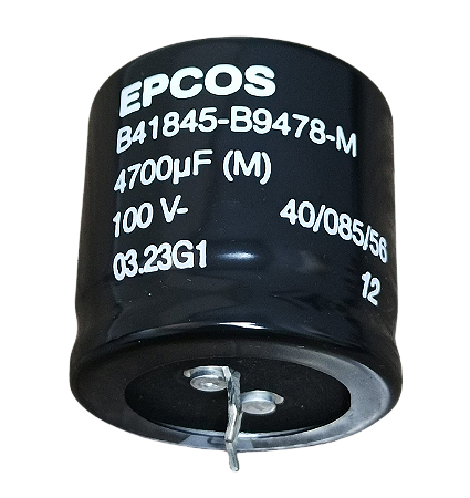 Capacitor eletrolítico 4.700uF x 100V