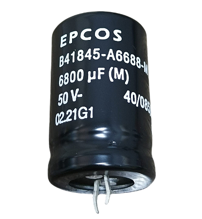 Capacitor eletrolítico 6.800uF x 50V