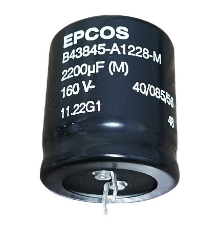 DUPLICADO - Capacitor eletrolítico 2.200uF x 200V