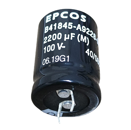 Capacitor eletrolítico 2.200uF x 100V
