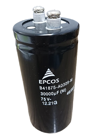 Capacitor eletrolítico 30.000uF x 75V
