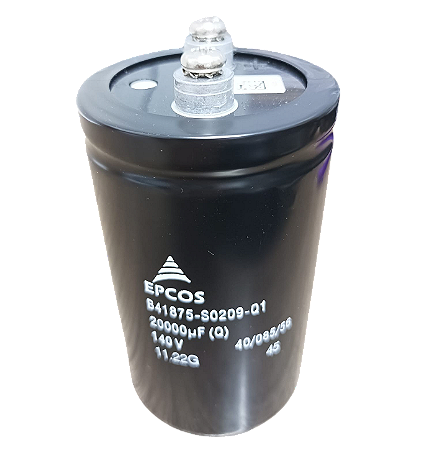 Capacitor eletrolítico 20.000uF x 140V