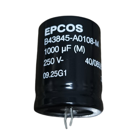 Capacitor eletrolítico 1.000uF x 250V