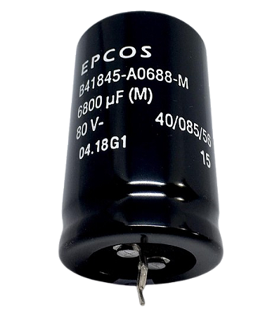 Capacitor eletrolítico 6.800uF x 80V