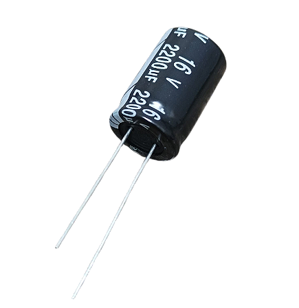 Capacitor eletrolítico 2.200uF x 16V