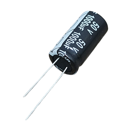 Capacitor eletrolítico 1.000uF x 50V
