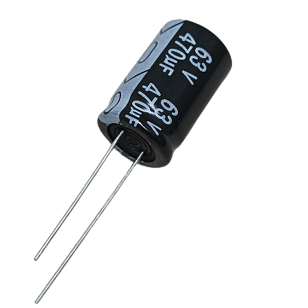 Capacitor eletrolítico 470uF x 63V
