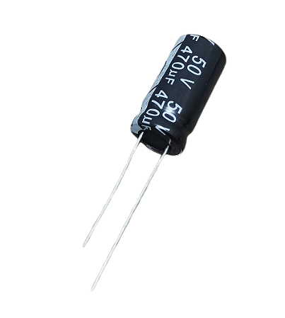 Capacitor eletrolítico 470uF x 50V